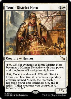 Tenth District Hero card from Prerelease Cards