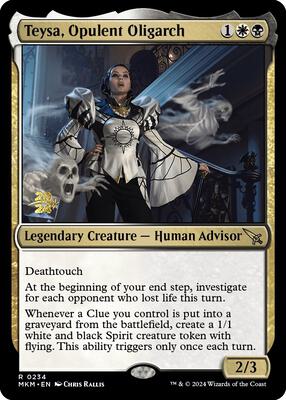 Teysa, Opulent Oligarch card from Prerelease Cards