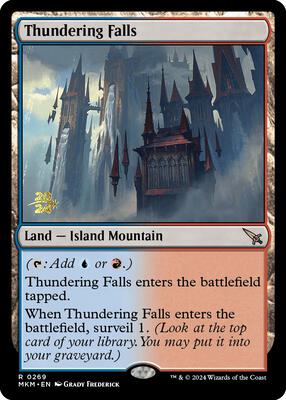 Thundering Falls card from Prerelease Cards