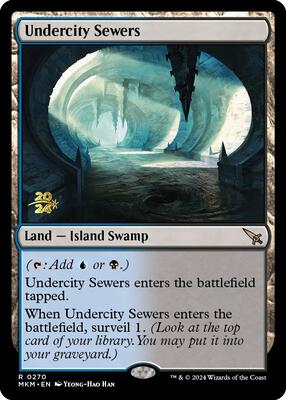 Undercity Sewers card from Prerelease Cards