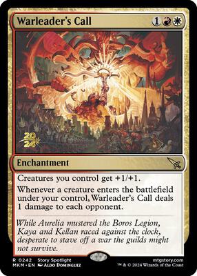 Warleader's Call card from Prerelease Cards