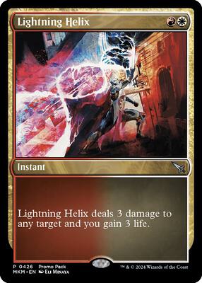 Lightning Helix card from Promo Pack: Murders at Karlov Manor