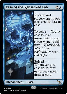 Case of the Ransacked Lab card from Promo Pack: Murders at Karlov Manor
