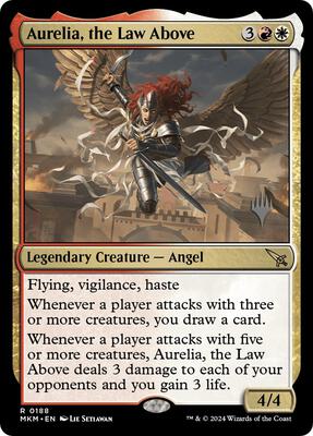 Aurelia, the Law Above card from Promo Pack: Murders at Karlov Manor