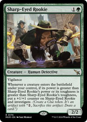 Sharp-Eyed Rookie card from Promo Pack: Murders at Karlov Manor