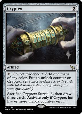 Cryptex card from Promo Pack: Murders at Karlov Manor