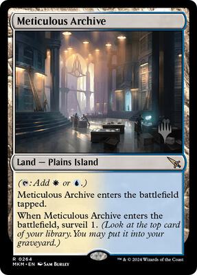 Meticulous Archive card from Promo Pack: Murders at Karlov Manor