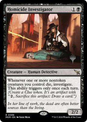 Homicide Investigator card from Promo Pack: Murders at Karlov Manor