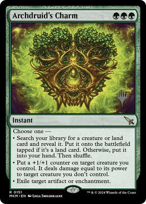 Archdruid's Charm card from Promo Pack: Murders at Karlov Manor