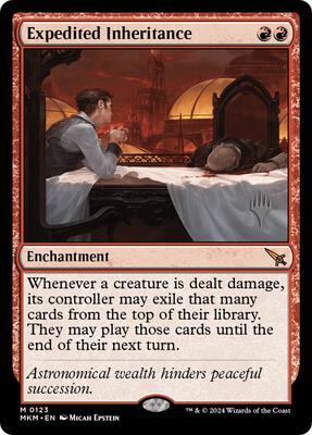 Expedited Inheritance card from Promo Pack: Murders at Karlov Manor