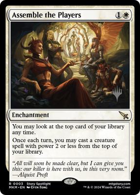 Assemble the Players card from Promo Pack: Murders at Karlov Manor