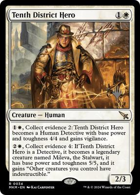 Tenth District Hero card from Promo Pack: Murders at Karlov Manor