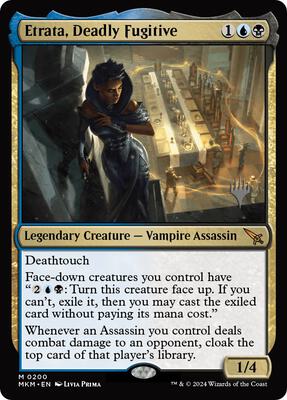 Etrata, Deadly Fugitive card from Promo Pack: Murders at Karlov Manor