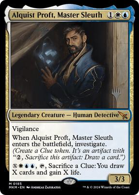 Alquist Proft, Master Sleuth card from Promo Pack: Murders at Karlov Manor