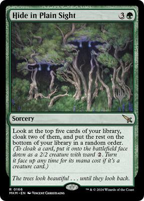 Hide in Plain Sight card from Promo Pack: Murders at Karlov Manor