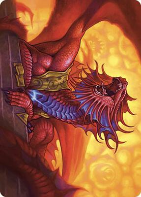 Niv-Mizzet, Guildpact Art Card (44/49) card from Art Series: Murders at Karlov Manor