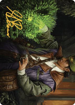 Hedge Whisperer Art Card (Gold-Stamped Signature) card from Art Series: Murders at Karlov Manor