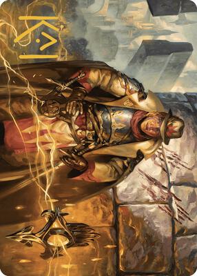 Tenth District Hero Art Card (Gold-Stamped Signature) card from Art Series: Murders at Karlov Manor