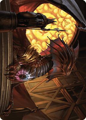 Niv-Mizzet, Guildpact Art Card (21/49) card from Art Series: Murders at Karlov Manor