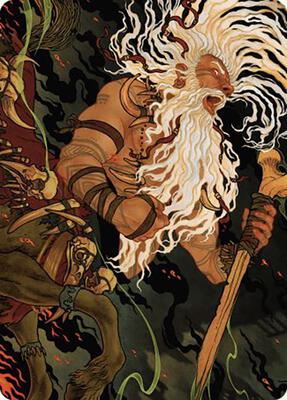 Yarus, Roar of the Old Gods Art Card (46/49) card from Art Series: Murders at Karlov Manor