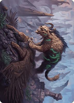 Axebane Ferox Art Card card from Art Series: Murders at Karlov Manor