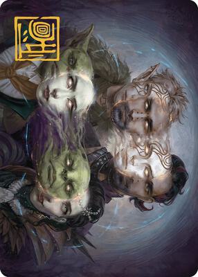 Illicit Masquerade Art Card (Gold-Stamped Signature) card from Art Series: Murders at Karlov Manor