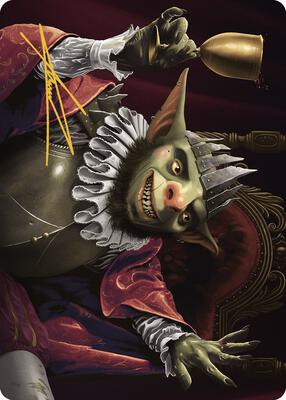 Krenko, Baron of Tin Street Art Card (Gold-Stamped Signature) card from Art Series: Murders at Karlov Manor