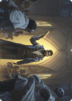 Auspicious Arrival Art Card card from Art Series: Murders at Karlov Manor