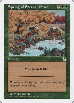 Spring of Eternal Peace card from Portal Three Kingdoms