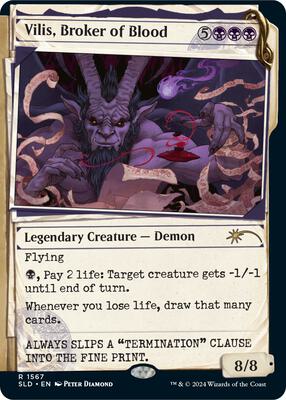 Vilis, Broker of Blood card from Secret Lair Drop Series