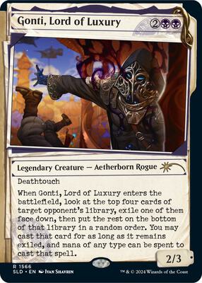 Gonti, Lord of Luxury card from Secret Lair Drop Series
