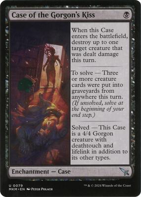 Case of the Gorgon's Kiss (b) card from Murders at Karlov Manor