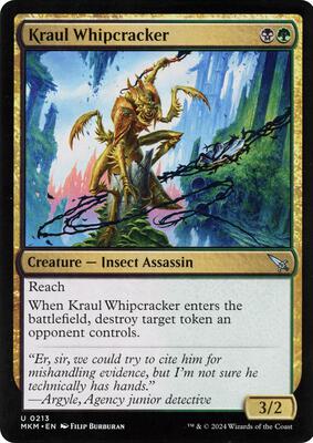 Kraul Whipcracker (b) card from Murders at Karlov Manor