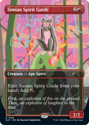 Simian Spirit Guide card from Secret Lair Drop Series