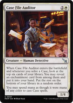 Case File Auditor (b) card from Murders at Karlov Manor