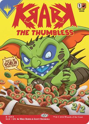 Krark, the Thumbless card from Secret Lair Drop Series