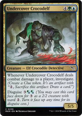 Undercover Crocodelf (b) card from Murders at Karlov Manor
