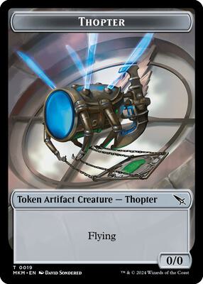 Thopter Token (0019) card from Murders at Karlov Manor
