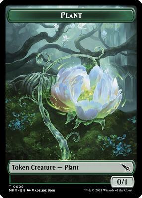 Plant Token card from Murders at Karlov Manor