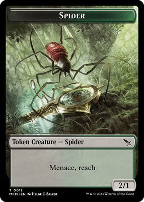 Spider Token card from Murders at Karlov Manor