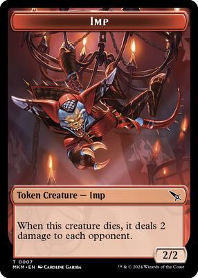 Imp Token card from Murders at Karlov Manor