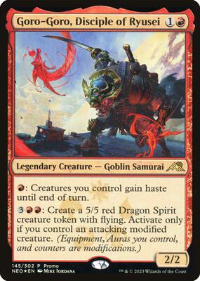 Goro-Goro, Disciple of Ryusei card from Media Promos
