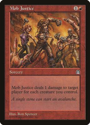 Mob Justice card from Stronghold