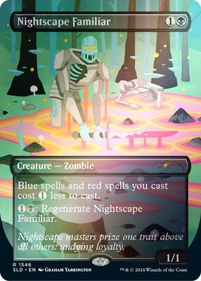 Nightscape Familiar (Rainbow Foil) card from Secret Lair Drop Series