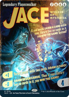 Jace, Wielder of Mysteries (Rainbow Foil) card from Secret Lair Drop Series