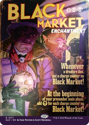 Black Market (1577) (Rainbow Foil) card from Secret Lair Drop Series