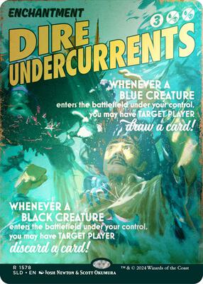 Dire Undercurrents (Rainbow Foil) card from Secret Lair Drop Series
