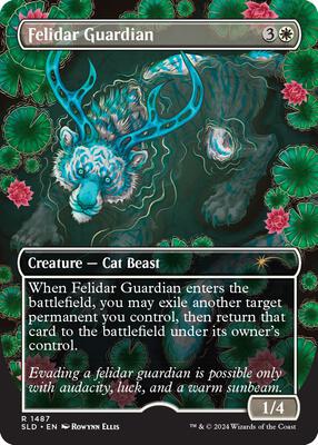 Felidar Guardian card from Secret Lair Drop Series