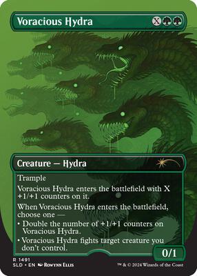 Voracious Hydra card from Secret Lair Drop Series