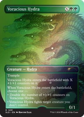 Voracious Hydra (Rainbow Foil) card from Secret Lair Drop Series
